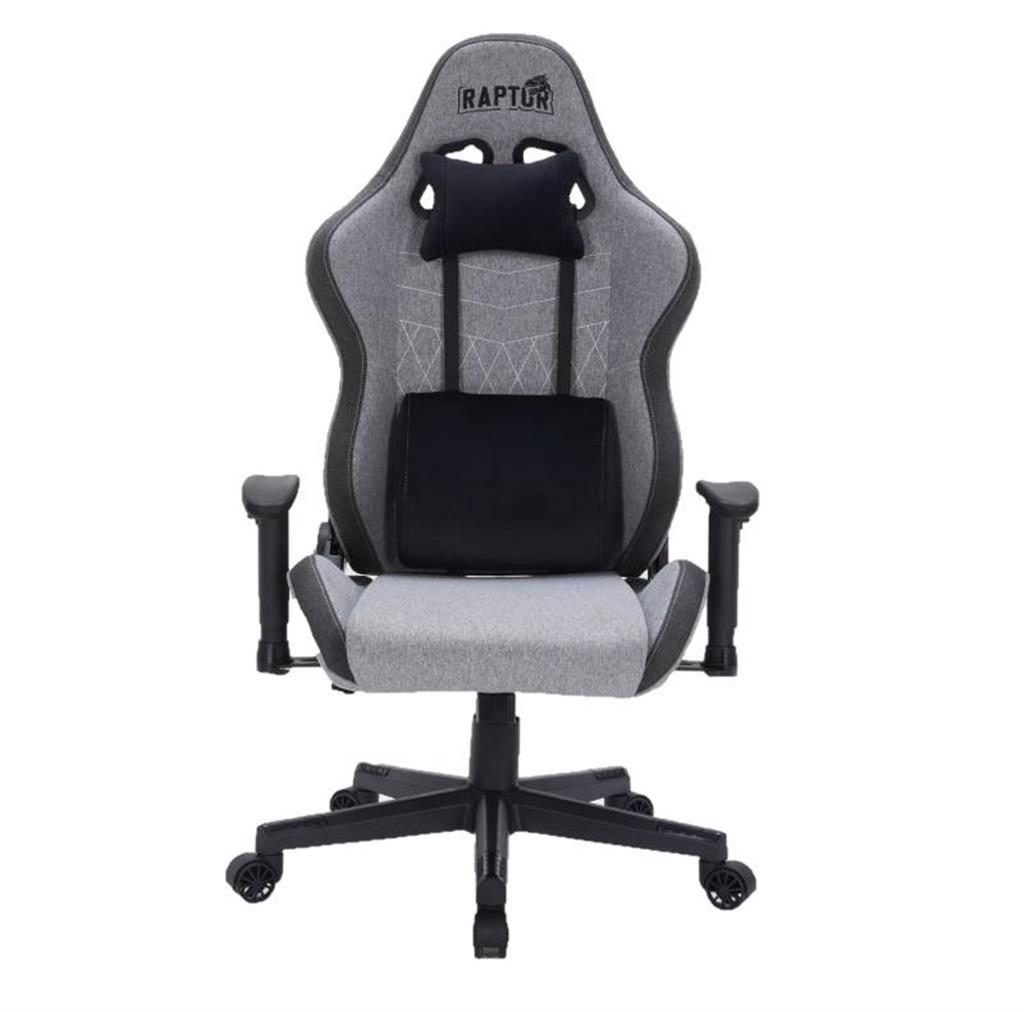 Duplicado - Silla Gamer Raptor Throne R1 Tela Gris