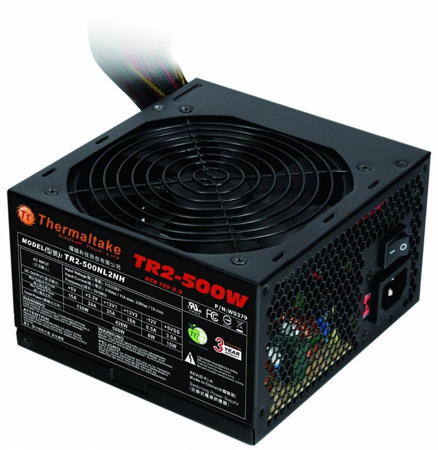 FUENTE GAMER THERMALTAKE TR2 500W