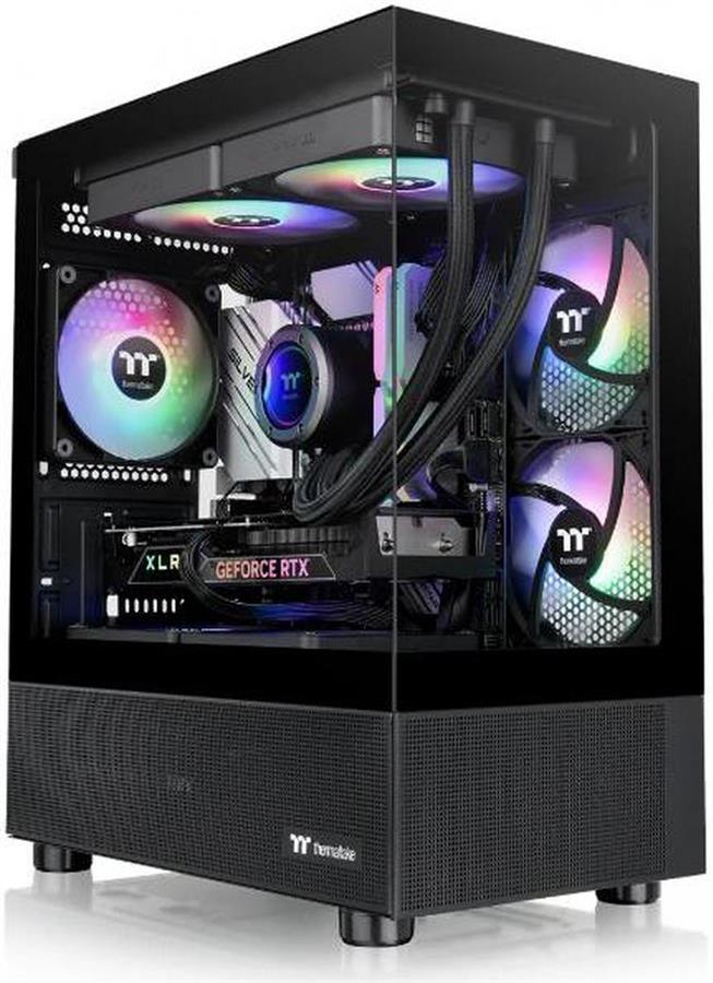 GABINETE THERMALTAKE VIEW 170 TG ARGB BLACK TEMPERED GLASS